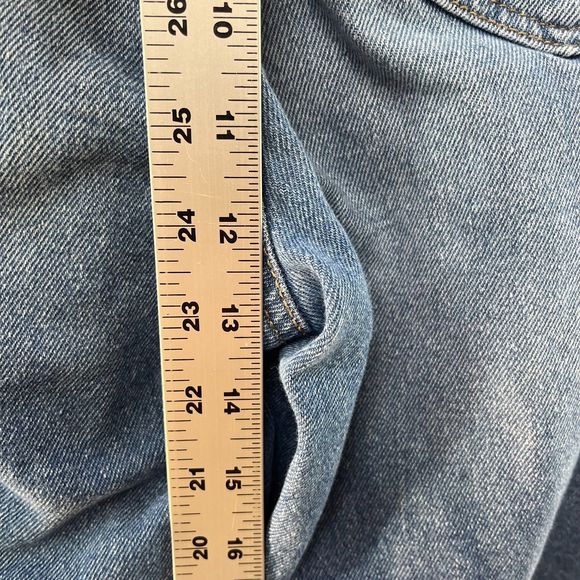 Rewash Blue Cotton High Rise Straight Ankle Jeans Women 9 - Picture 7 of 8